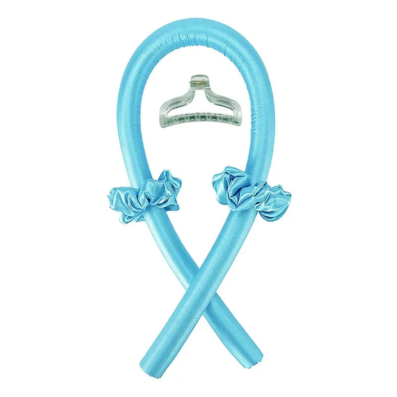Heatless Curling Rod Headband No Heat Silk Curls Ribbon Hair Roller