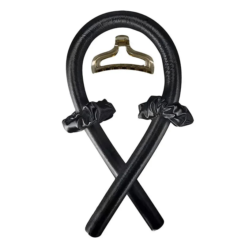 Heatless Curling Rod Headband No Heat Silk Curls Ribbon Hair Roller