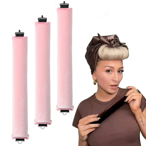 Heatless Hair Curlers Curling Rod Headband No Heat Hair Rollers Lazy Curls