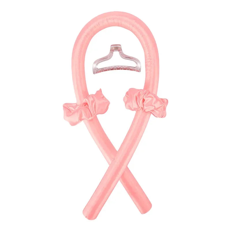 Heatless Curling Rod Headband No Heat Silk Curls Ribbon Hair Roller